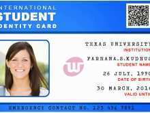 27 The Best University Id Card Template Photo with University Id Card Template