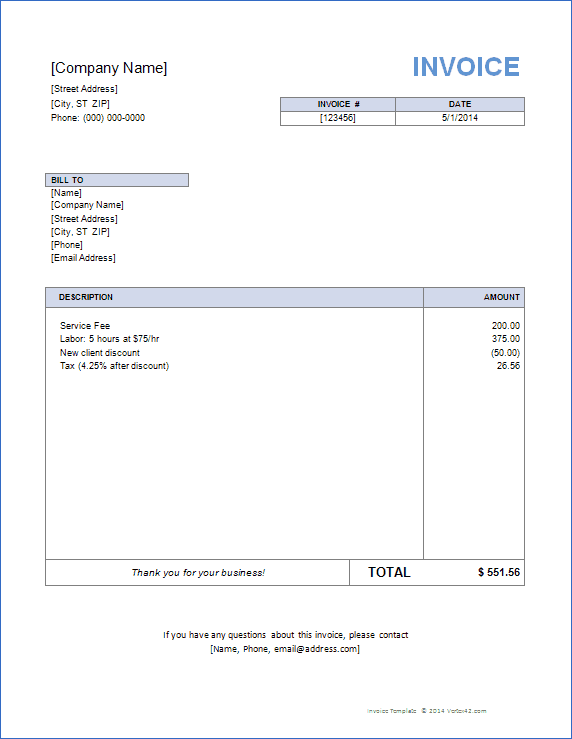 Joinery Work Invoice Template Cards Design Templates