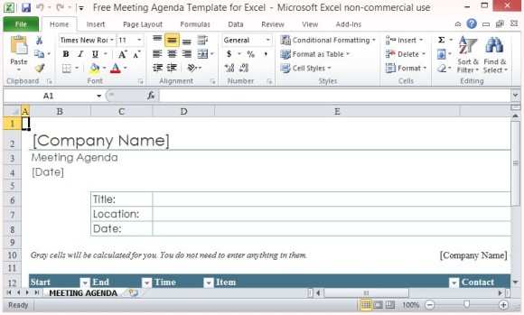 28 Best Conference Agenda Template Excel in Word with Conference Agenda Template Excel