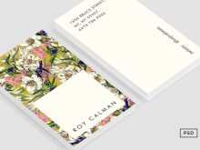 28 Best Floral Business Card Template Psd Layouts with Floral Business Card Template Psd