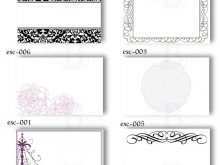 28 Create Name Card Template Wedding Tables for Ms Word by Name Card Template Wedding Tables