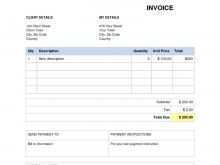 28 Creating General Labor Invoice Template in Word with General Labor Invoice Template
