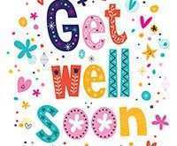 Get Well Card Template Printable