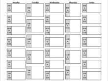28 Creating Sample Class Schedule Template in Word with Sample Class Schedule Template