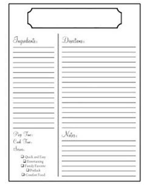 28 Creative 8 X 11 Recipe Card Template With Stunning Design by 8 X 11 Recipe Card Template