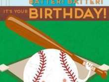 28 Creative Baseball Birthday Card Template in Word with Baseball Birthday Card Template