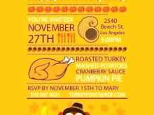 Free Printable Thanksgiving Flyer Templates