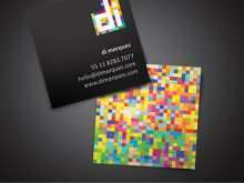 28 Creative Square Business Card Design Template Maker by Square Business Card Design Template