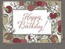 28 Format Birthday Card Template Romantic in Word with Birthday Card Template Romantic