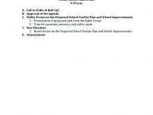 28 Format School Council Agenda Template Download by School Council Agenda Template