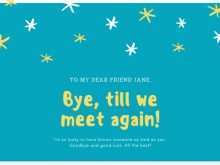 28 Free Farewell Card Template A4 With Stunning Design with Farewell Card Template A4