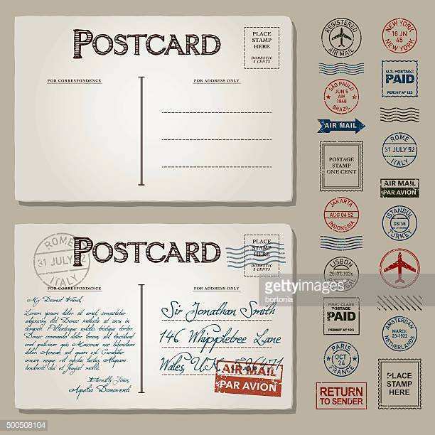28 Free Printable Victorian Postcard Template for Ms Word by Victorian Postcard Template