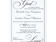 28 Free Printable Wedding Card Templates Christian in Word by Wedding Card Templates Christian