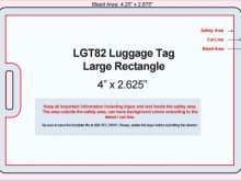 28 How To Create Luggage Id Card Template Photo with Luggage Id Card Template