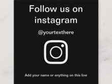 28 Online Instagram Name Card Template For Free with Instagram Name Card Template