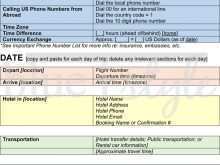 28 Online Travel Itinerary Template Numbers Templates for Travel Itinerary Template Numbers
