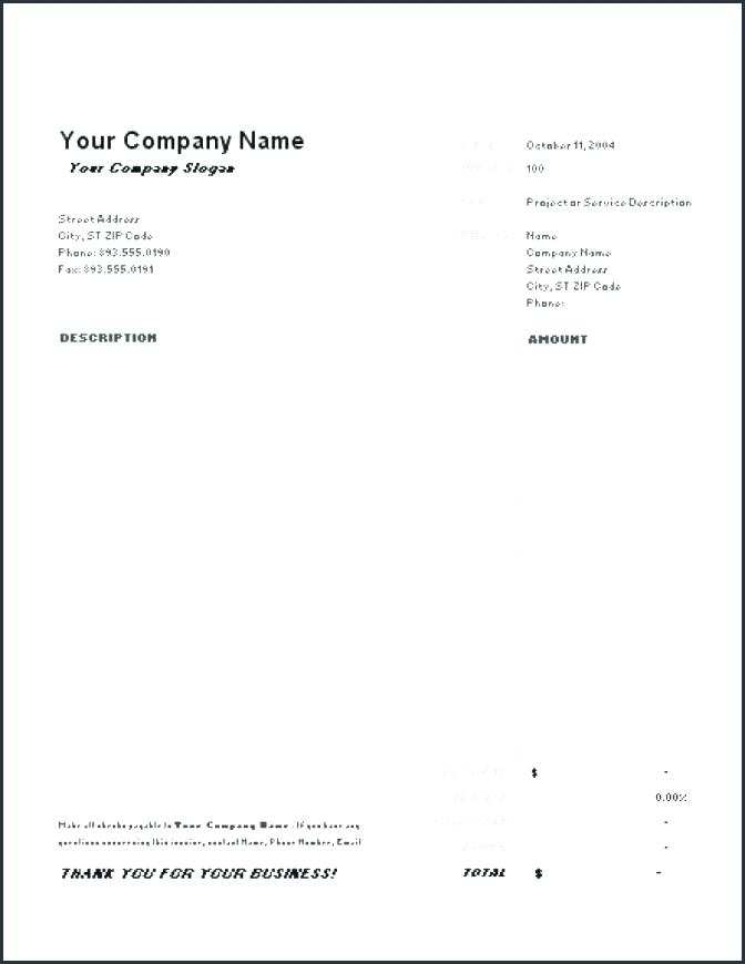28 Printable Basic Personal Invoice Template Templates by Basic Personal Invoice Template