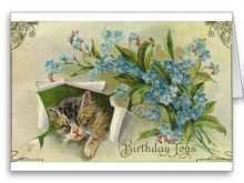 28 Printable Victorian Birthday Card Template Download for Victorian Birthday Card Template