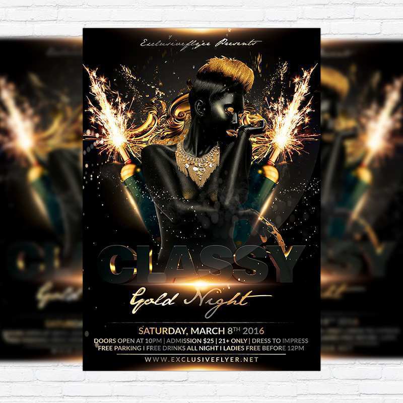 28 Report Gold Flyer Template For Free by Gold Flyer Template
