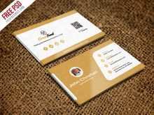 Visiting Card Design Template Psd File