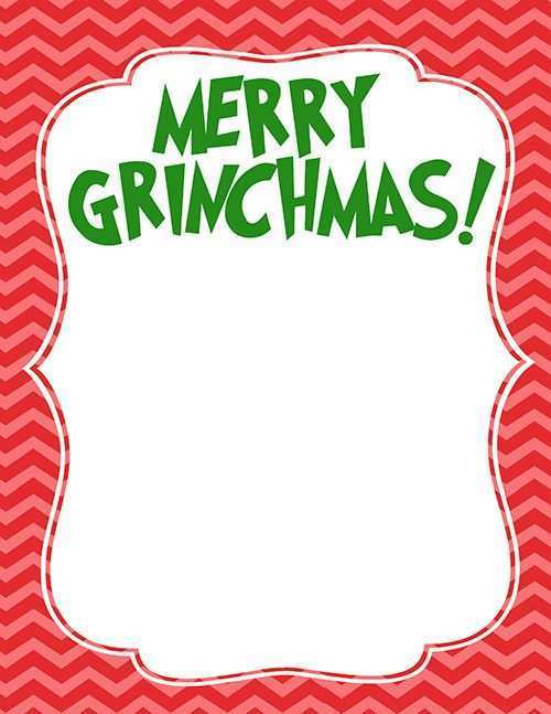 28 Standard Grinch Christmas Card Template Download for Grinch