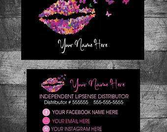 28 Standard Lipsense Business Card Template Free in Word with Lipsense Business Card Template Free