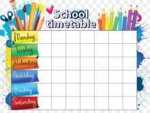 28 Standard Teacher Class Schedule Template Formating with Teacher Class Schedule Template