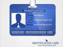 Template Id Card Psd Gratis