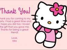 28 The Best Free Hello Kitty Thank You Card Template Templates with Free Hello Kitty Thank You Card Template