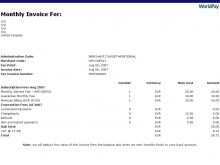 28 Visiting Monthly Invoice Example PSD File with Monthly Invoice Example
