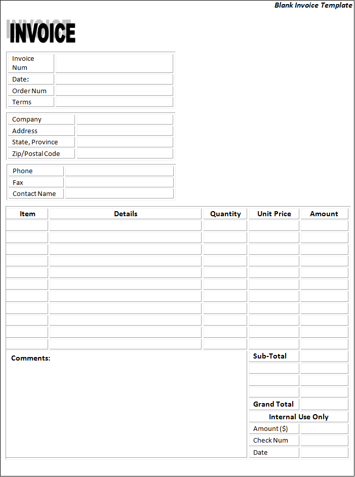 29 Adding Generic Invoice Template Word Layouts by Generic Invoice Template Word