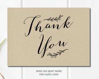 29 Adding Thank You Card Template Rustic for Ms Word for Thank You Card Template Rustic