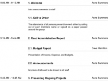 29 Best Meeting Agenda Report Template Download for Meeting Agenda Report Template