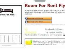 29 Best Room For Rent Flyer Template Photo with Room For Rent Flyer Template