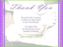 29 Best Thank You Card Template Baby Gift PSD File by Thank You Card Template Baby Gift