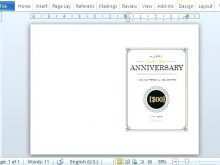 29 Blank Anniversary Card Template For Word in Word with Anniversary Card Template For Word