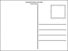 29 Blank Postcard Template For Printing in Photoshop for Postcard Template For Printing