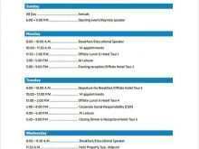 29 Blank Sample Event Agenda Template Maker with Sample Event Agenda Template