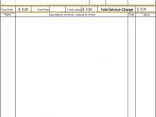 29 Blank Sample Repair Invoice Template Templates with Sample Repair Invoice Template