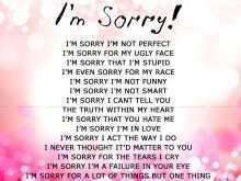 29 Create Apology Card Template Free Download with Apology Card Template Free