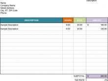 29 Customize Hourly Service Invoice Template Maker by Hourly Service Invoice Template