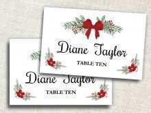29 Customize Our Free Holiday Name Card Template Download by Holiday Name Card Template