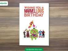 29 Customize Our Free Marvel Birthday Card Template Now with Marvel Birthday Card Template