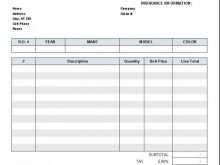 Truck Repair Invoice Template