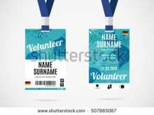 29 Customize Volunteer Id Card Template For Free for Volunteer Id Card Template
