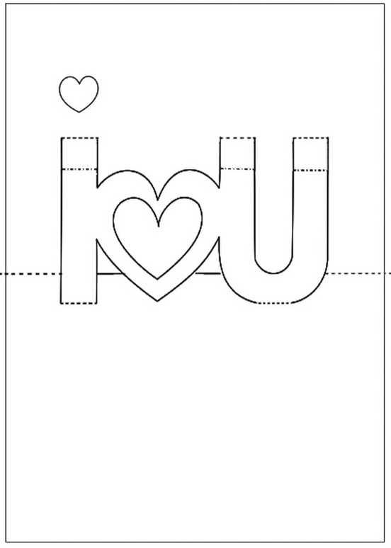 29 Format I Love U Card Template for Ms Word with I Love U Card Template