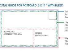 Usps Postcard Back Template