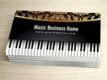 29 Free Printable Business Card Template Musician Free Download with Business Card Template Musician Free