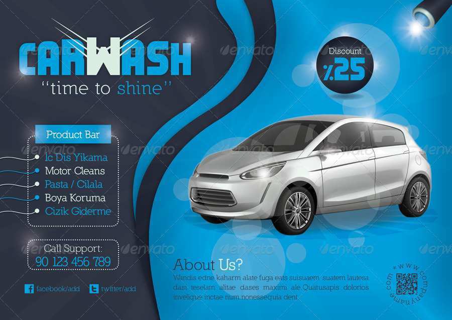 29 Free Printable Car Wash Flyer Template Free for Ms Word for Car Wash Flyer Template Free