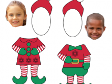 29 Free Printable Christmas Card Template Elf Maker by Christmas Card Template Elf